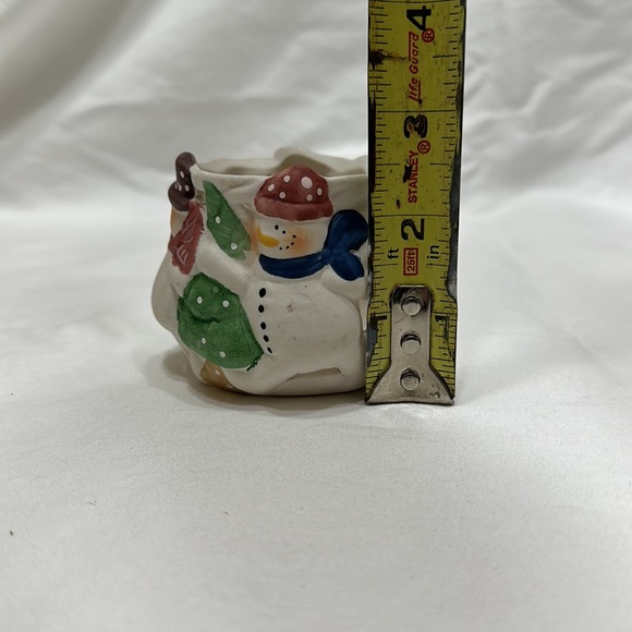 Snowman candle holder - Picture 5 of 7